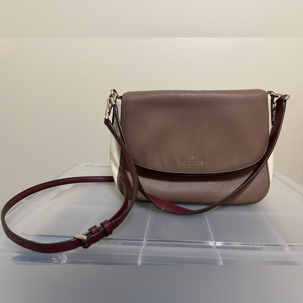 Kate Spade 2-ToneNude leather Purse